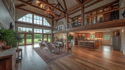 Obraz premium open concept barndomium, 16:9