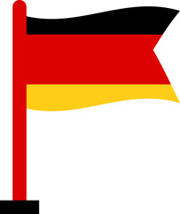 Germany Flag Crisp Flown