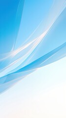 Naklejka premium Soft blue abstract waves creating a tranquil and serene atmosphere.