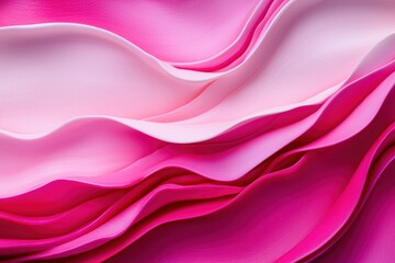 Obraz premium Stylized 3D Illustration of Sliced Pink Mushroom Waves