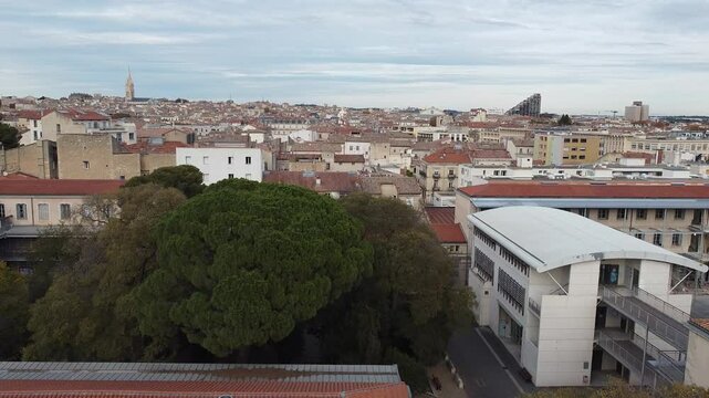 View Of Montpellier Arceaux View MTP, Urban Panorama Drone