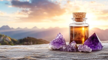 Serene Aromatherapy Setup with Essential Oils