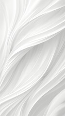 Elegant white abstract waves creating a smooth, flowing texture.