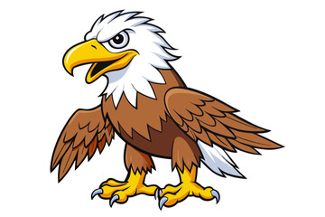 Eagle cartoon vector