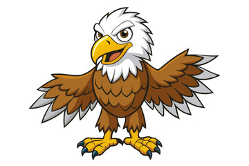 Eagle cartoon vector