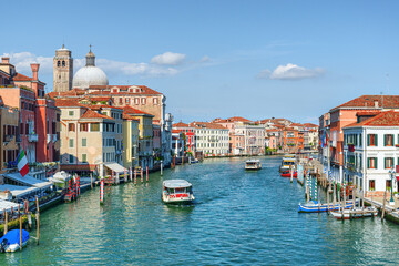 View of the Grand Canal and the Church San Geremia, Venice