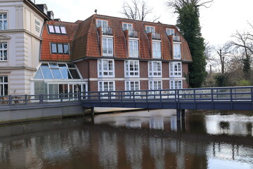 Blick in die Altstadt von Lüneburg in Niedersachsen