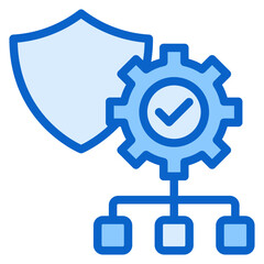 Management Blue Icon