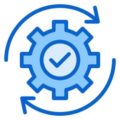 Automation Blue Icon