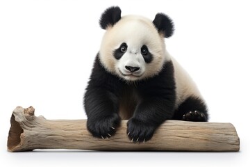 Naklejka premium Wildlife animal mammal panda.