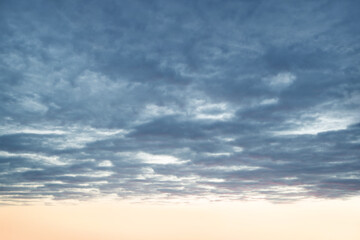 Fototapeta premium Bright clouds in the evening sky