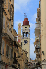 Charming Narrow Streets and Historical Old Town Buildings on a Greek Island: Full of Character and Timeless Beauty