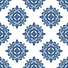 Ikat seamless pattern, geometric design, motif ethnic handmade, Ikat ethnic tribal, boho colors seamless wallpaper. Ethnic Ikat abstract background art,