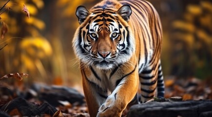 wild animal close-up, wild animal in wild nature, close-up of wild beautiful animal in the nature