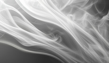 Obraz premium Abstract silver smoke background texture. AI generated.
