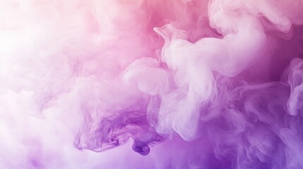 Obraz premium Soft pink and purple ink in water abstract.