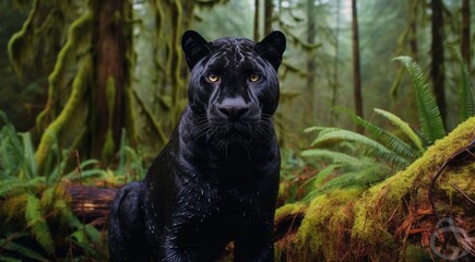 wild animal close-up, wild animal in wild nature, close-up of wild beautiful animal in the nature