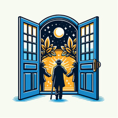 door logo illustration