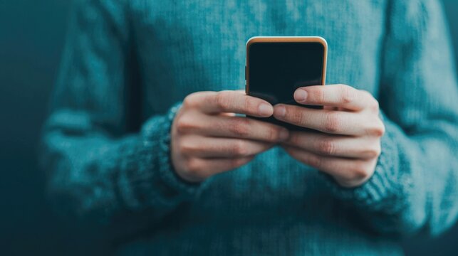 Nomad using a mobile app to invoice clients while traveling, instant digital transactions, remote work, digital freelancing - Powered by Adobe