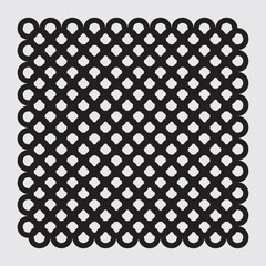 Vector ornament composed by circles, modern, minimalist, simple, luxury, elegant