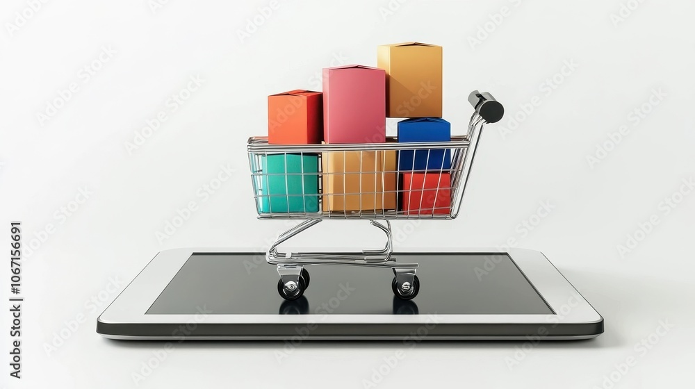 Poster digital tablet displaying bulk order discounts on white background for e commerce theme