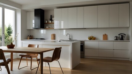 modern kitchen interior
