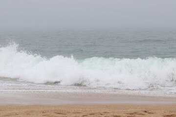 waves on the beach