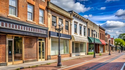 Rows of bankrupt shops are a sign of economic downturn and a decline in people's purchasing power