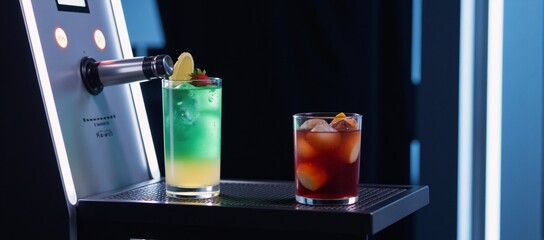 AI-driven drink dispensers craft spooky concoctions tailored to guest tastes blending high-tech personalization and a touch of Halloween