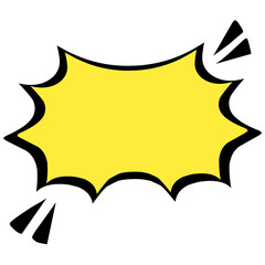 Obraz premium Speech bubble illustration 