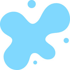 Splashing water drop for decorating Songkran festival