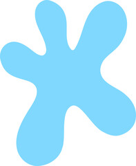 Splashing water drop for decorating Songkran festival