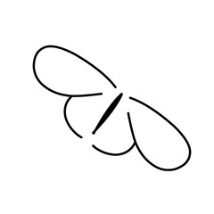 Hand drawn butterfly 