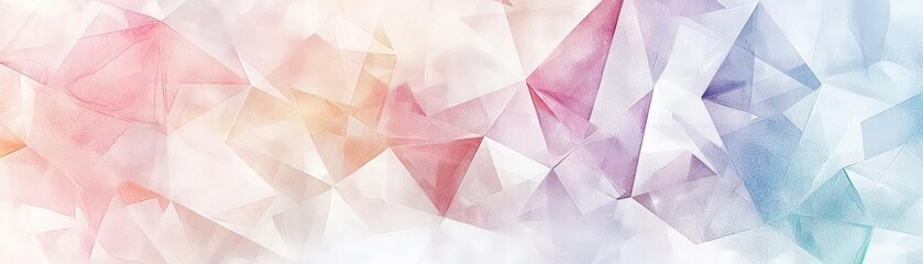 Naklejka premium A soft, abstract background featuring pastel colors and geometric shapes, perfect for creative and artistic projects.