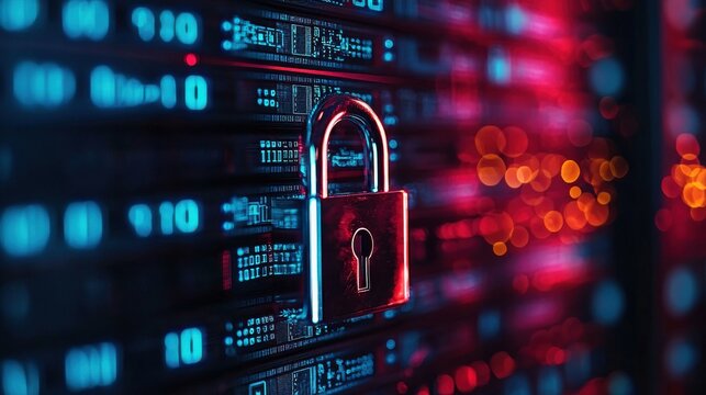 Understanding the importance of data lock icons in cybersecurity for businessmen using codi standards