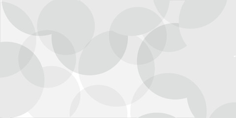 White abstract modern transparency circle presentation background, eps10.