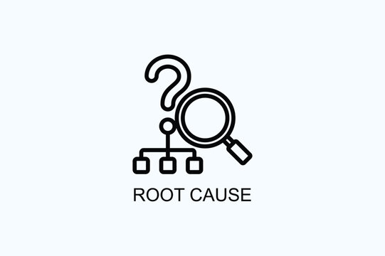 Root Cause Vector  Or Logo Sign Symbol Illustration
