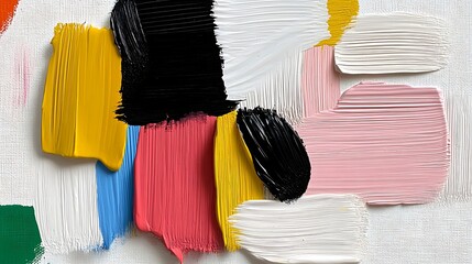 Fototapeta premium Explore abstract art using bold colors and texture