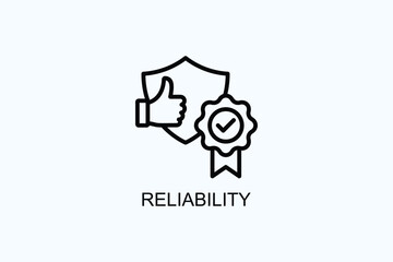 Reliability Vector  Or Logo Sign Symbol Illustration