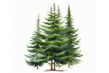Obraz premium Spruce plant tree pine.