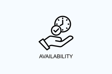 Availability Vector  Or Logo Sign Symbol Illustration