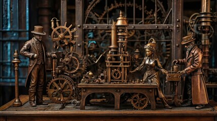 Traditional Christmas nativity scene. The atmosphere of holiness, peace, and love reminds us of the birth and miracle of Christmas.