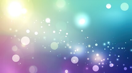 Abstract Bokeh Background with Soft Lights and Gradient Colors