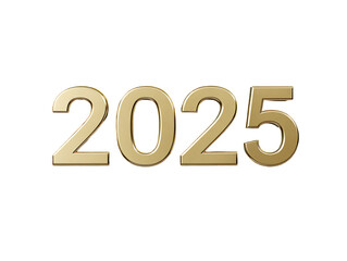 a gold numbers on a white background