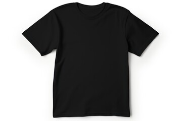 Naklejka premium Black t-shirt sleeve white background outerwear.