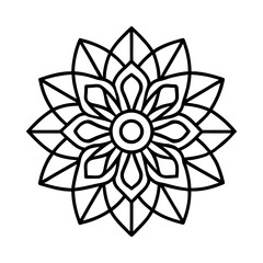 mandala art vector illustration 