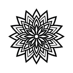 mandala art vector illustration 
