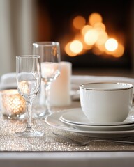 Set a Beautiful Table with Elegant Dinnerware and Sparkling Glassware for Memorable Gatherings