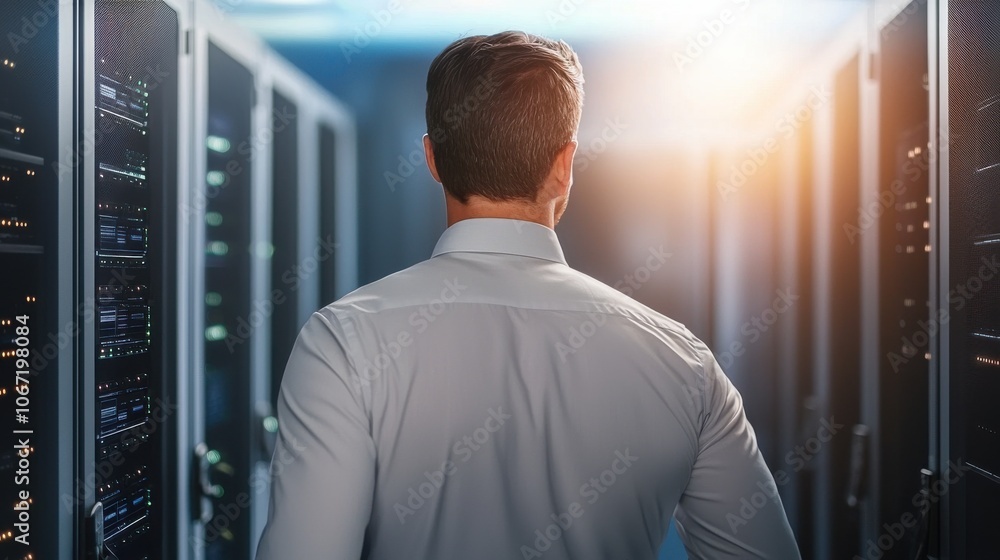 Poster cto overseeing advanced server environment