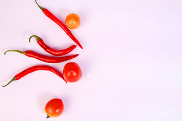 tomato and red chili